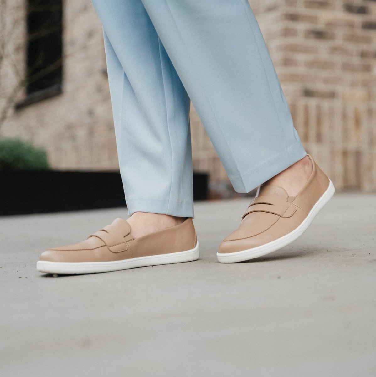 Босоногие лоферы Be Lenka Buena бежевые