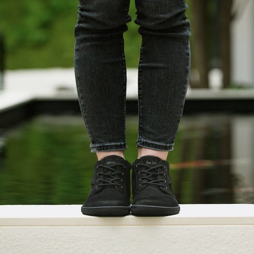 Ботинки Barefoot Be Lenka Synergy черные