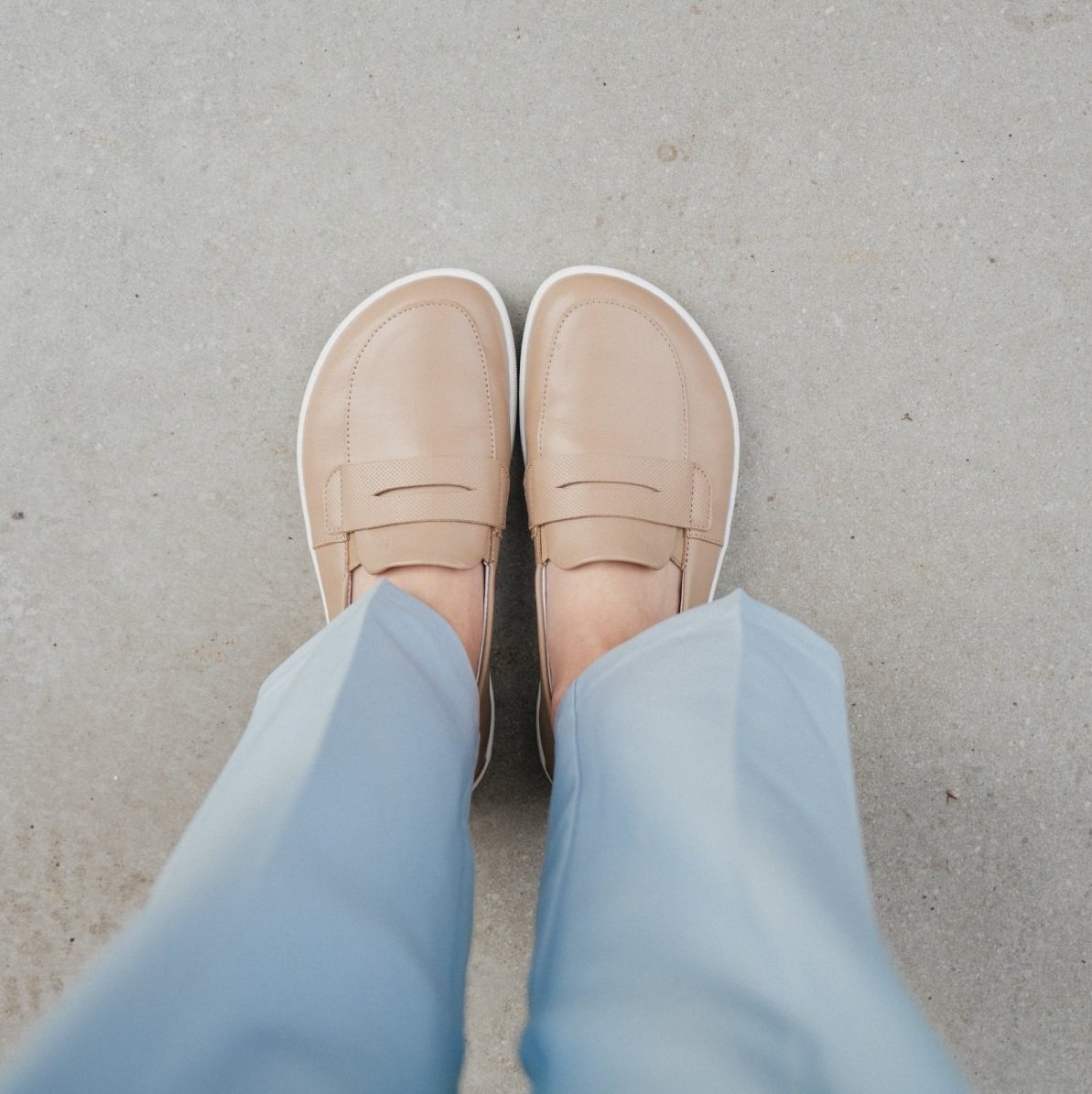 Босоногие лоферы Be Lenka Buena бежевые