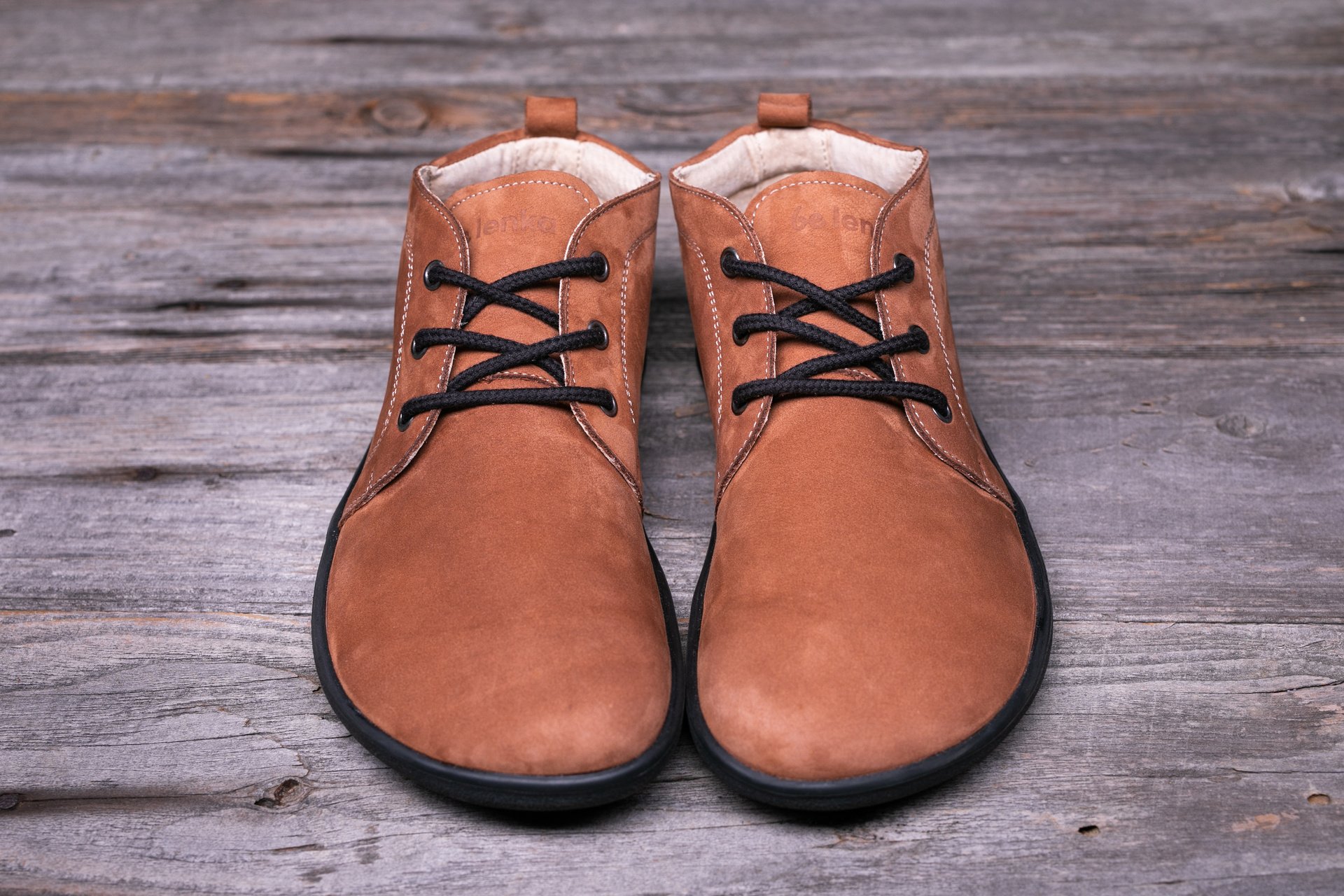 Ботинки Barefoot Be Lenka Icon коньяк