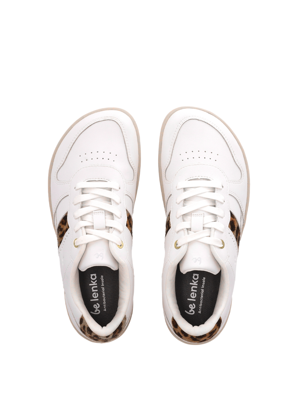 Босоногие кроссовки Be Lenka Cellestia белые/леопардовые