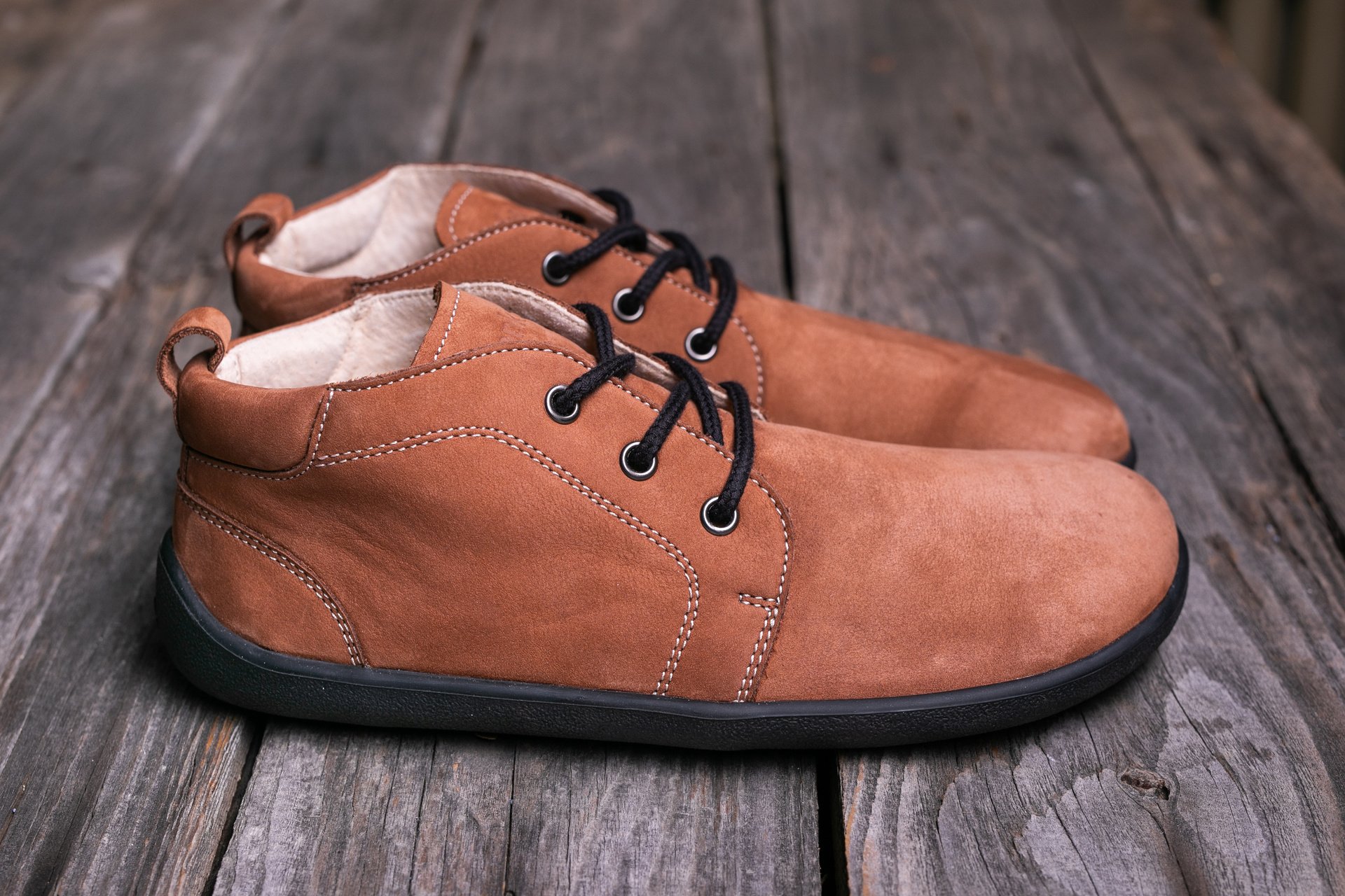 Ботинки Barefoot Be Lenka Icon коньяк