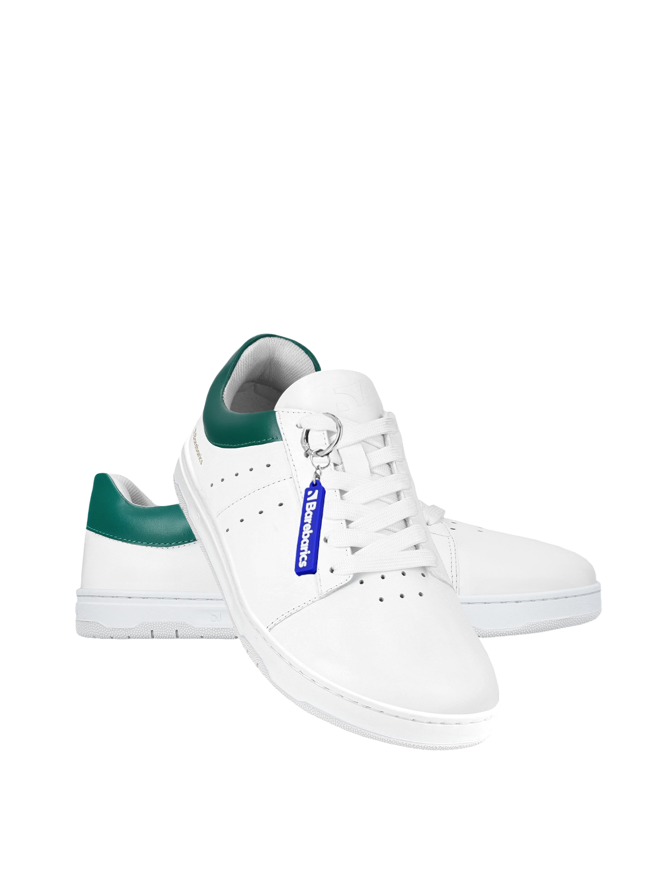 Босоногие кроссовки Barebarics Enigma бело-зеленые