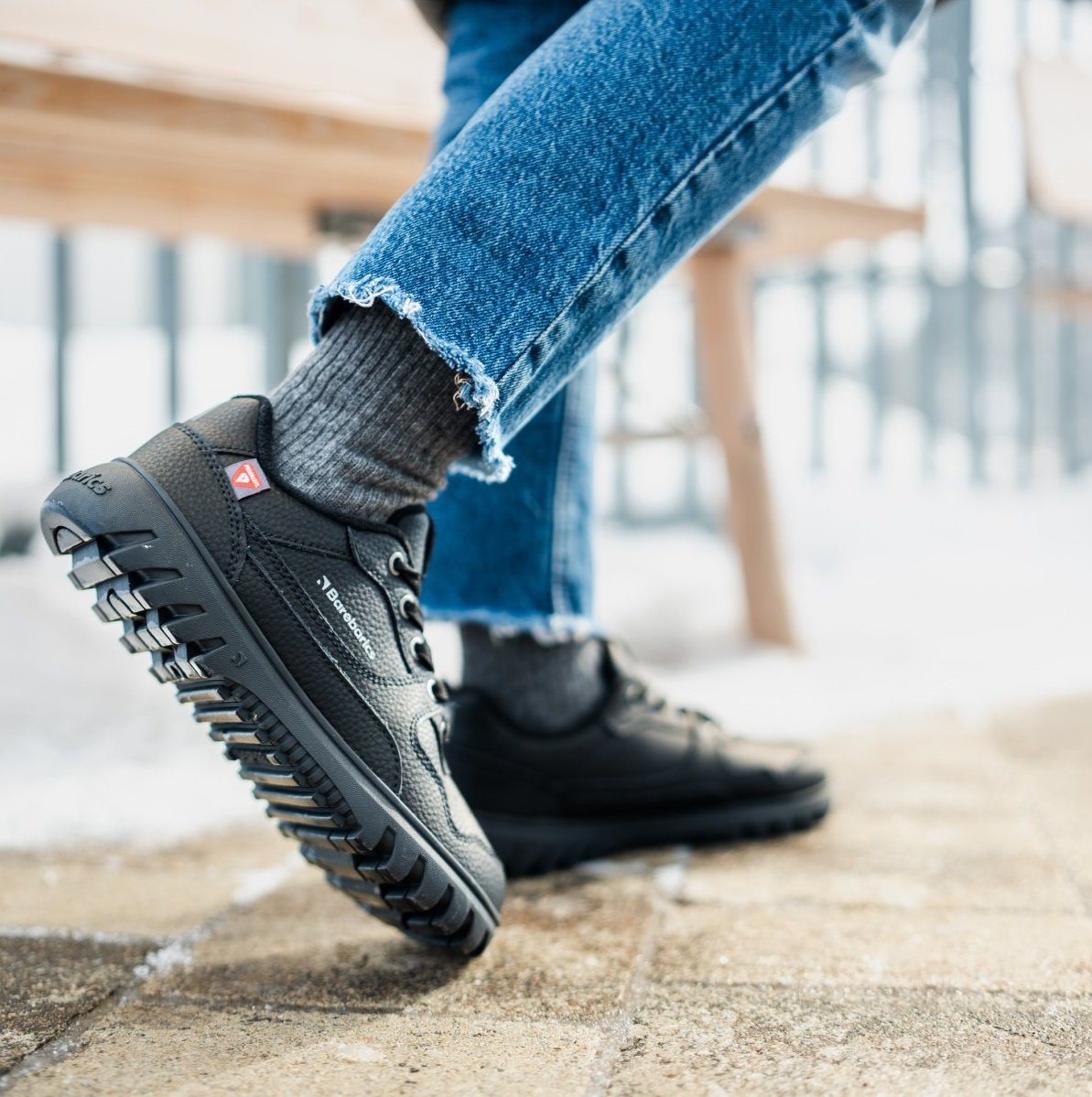 Босоногие кроссовки Barebarics Zing Frost черные