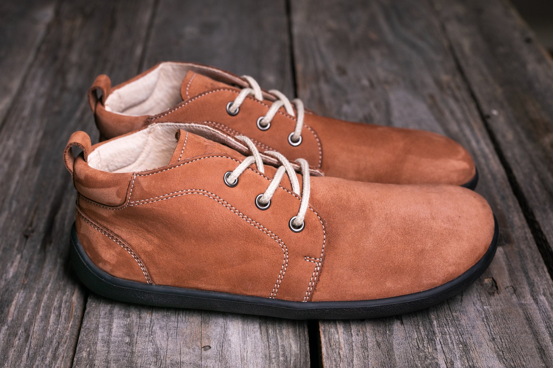 Ботинки Barefoot Be Lenka Icon коньяк