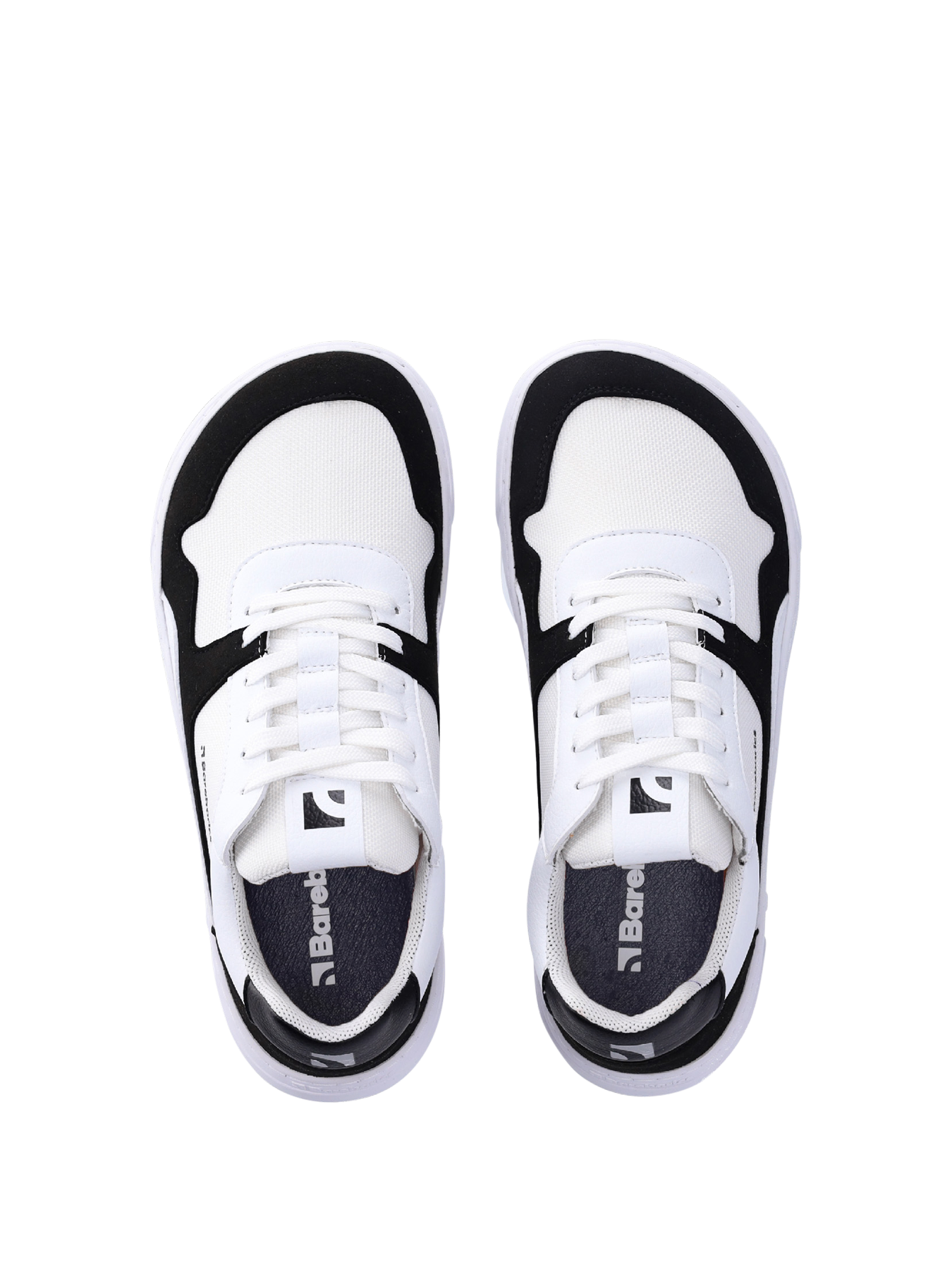 Босоногие кроссовки Barebarics Zing бело-черные