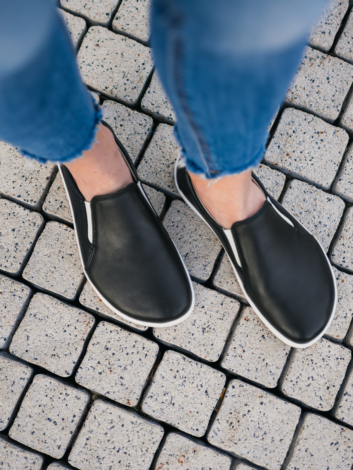 Слипоны Be Lenka Eazy Neo черно-белые