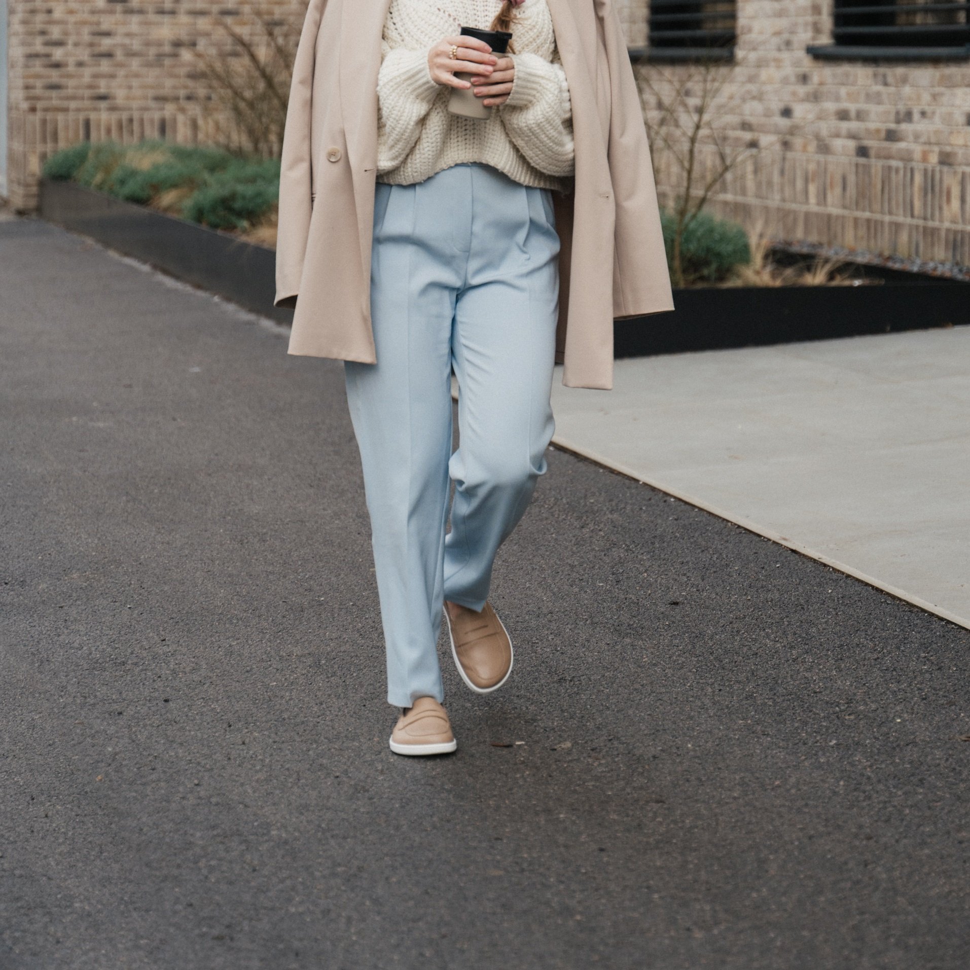 Босоногие лоферы Be Lenka Buena бежевые