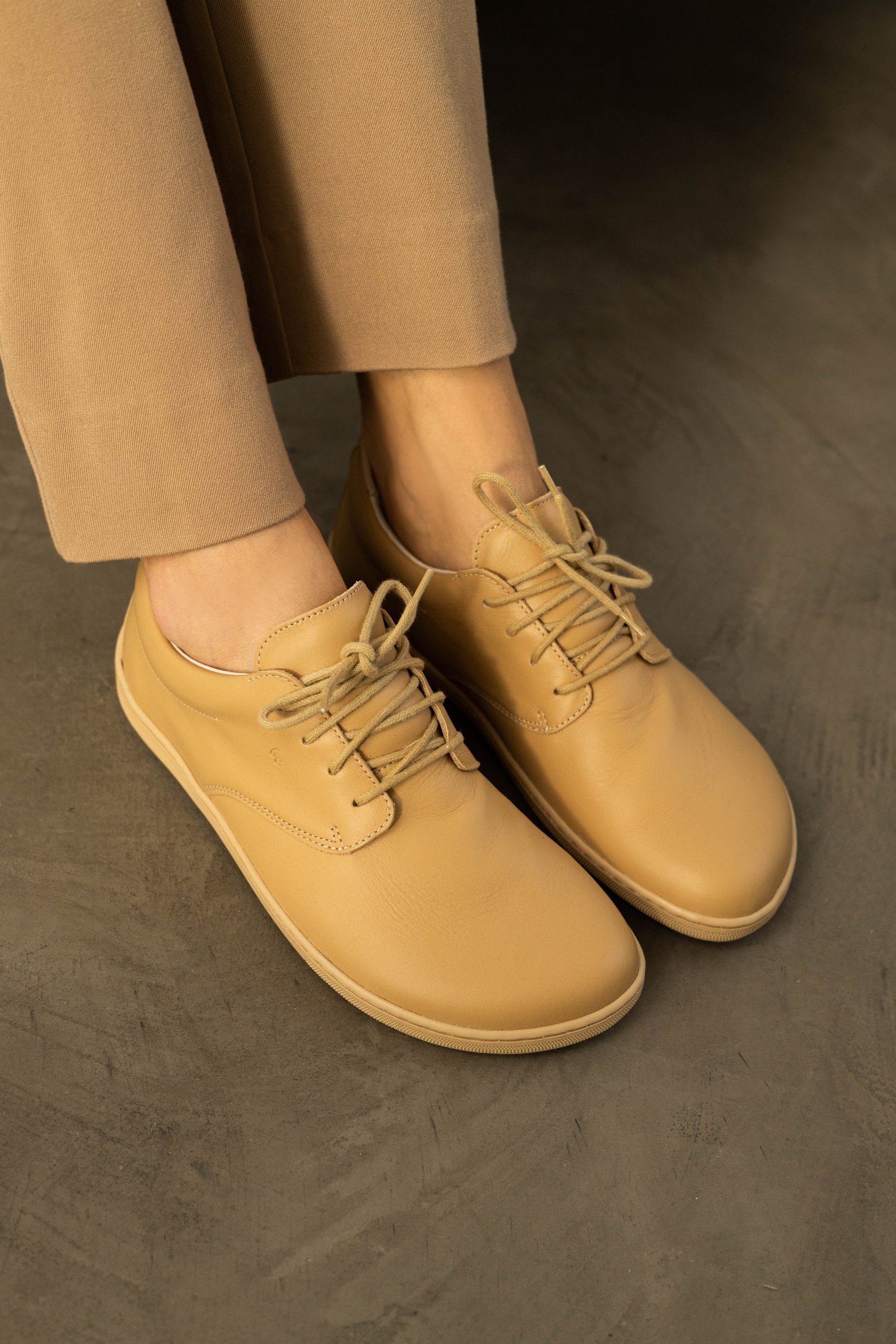 Полуботинки Barefoot Be Lenka Cityscape бежевые