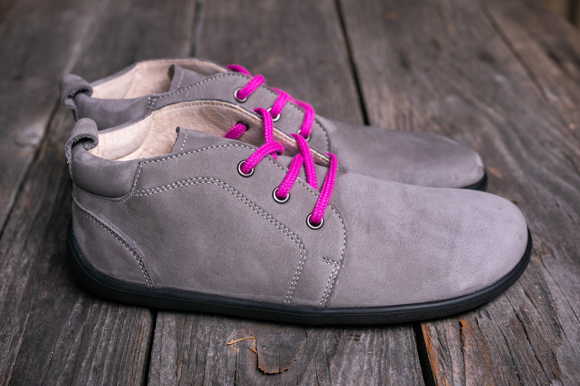 Ботинки Barefoot Be Lenka Icon серая галька