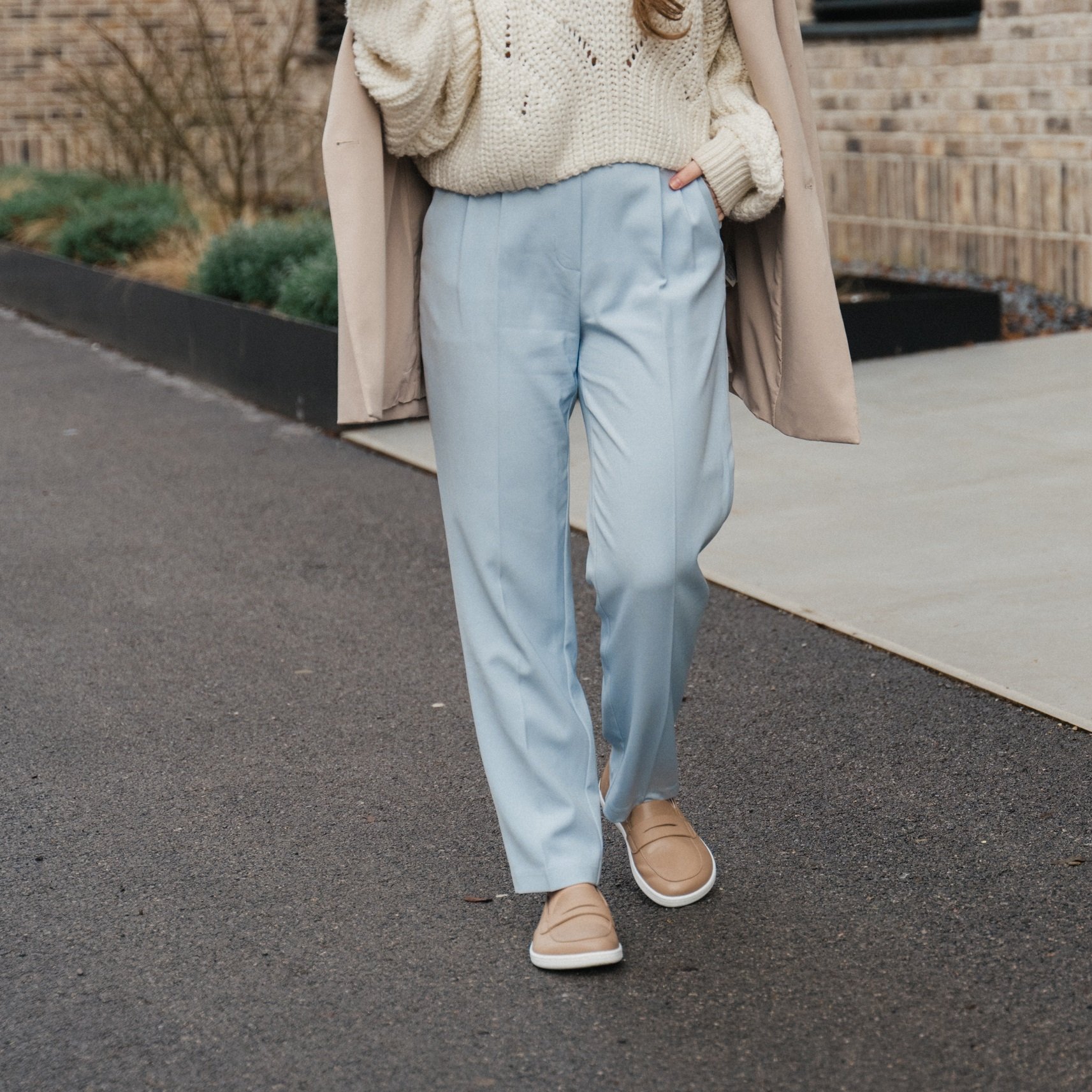 Босоногие лоферы Be Lenka Buena бежевые