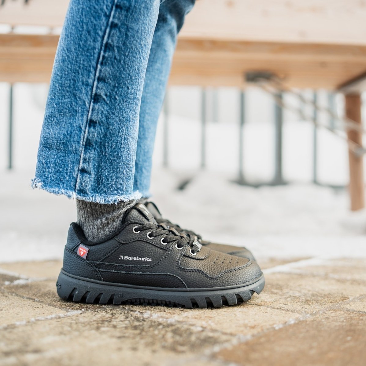 Босоногие кроссовки Barebarics Zing Frost черные