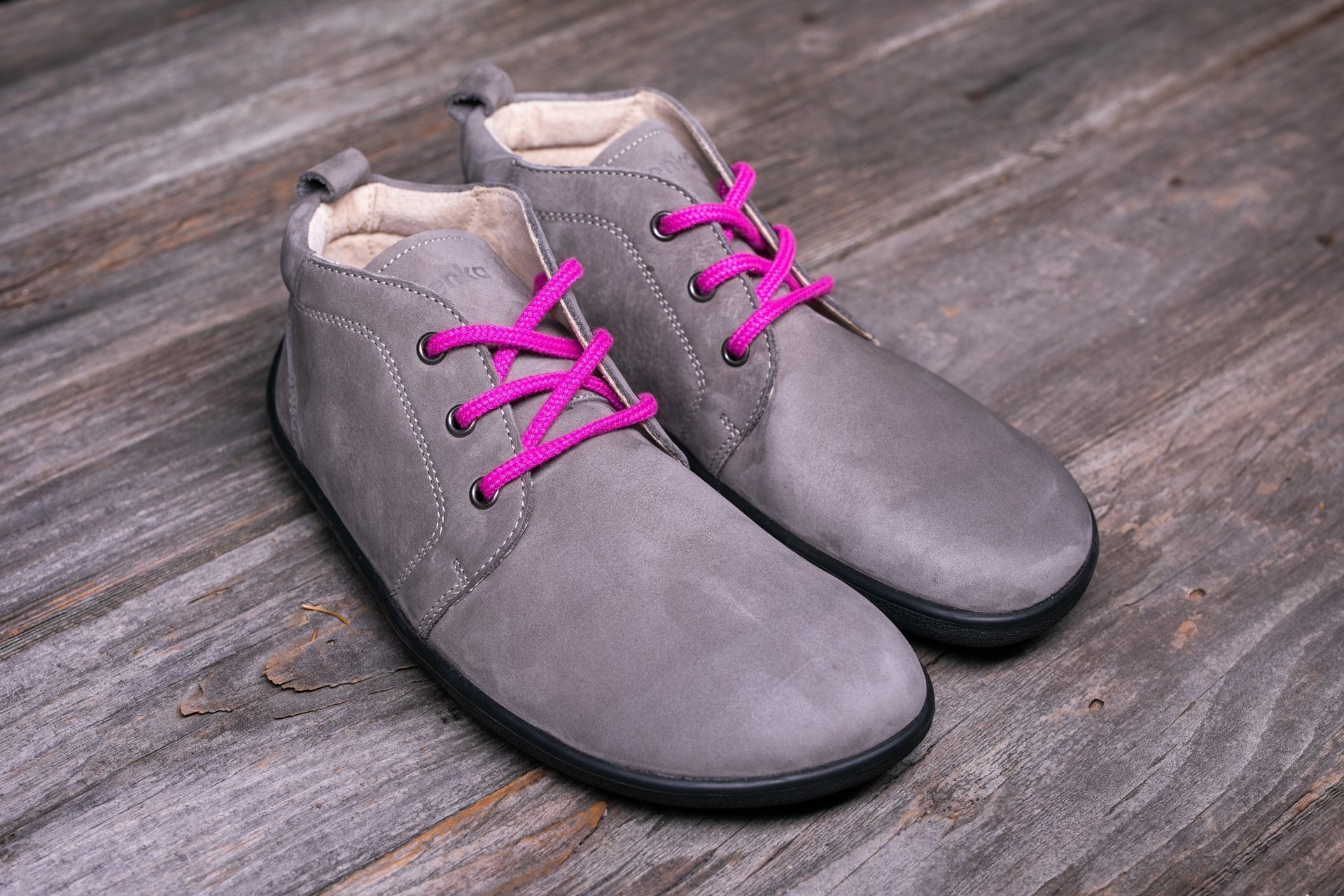 Ботинки Barefoot Be Lenka Icon серая галька