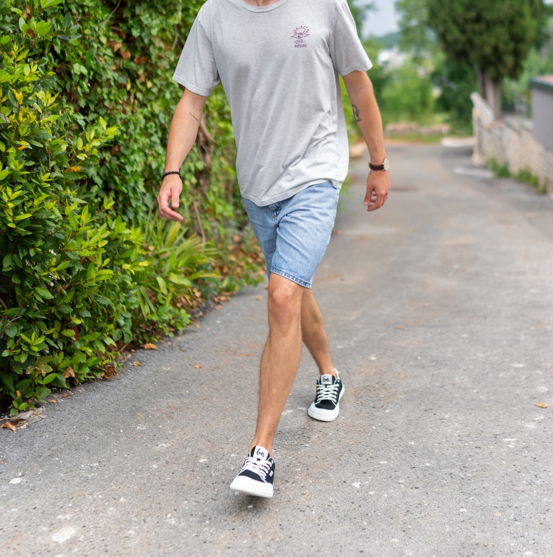 Босоногие кеды Be Lenka Rebound черно-белые