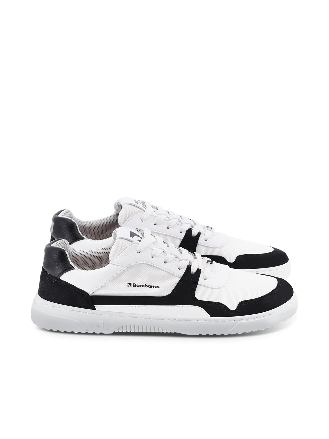 Босоногие кроссовки Barebarics Zing бело-черные