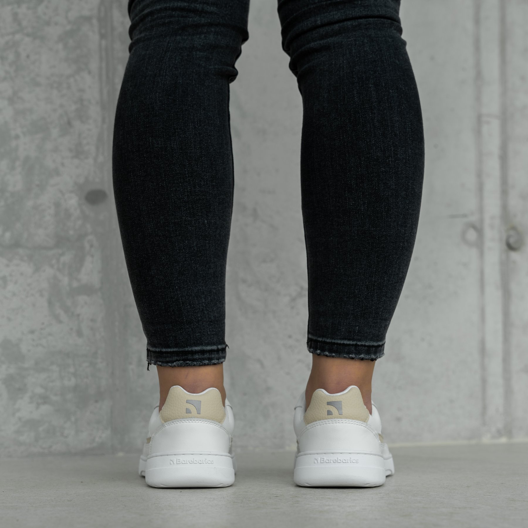 Босоногие кроссовки Barebarics Zing бело-кремовые