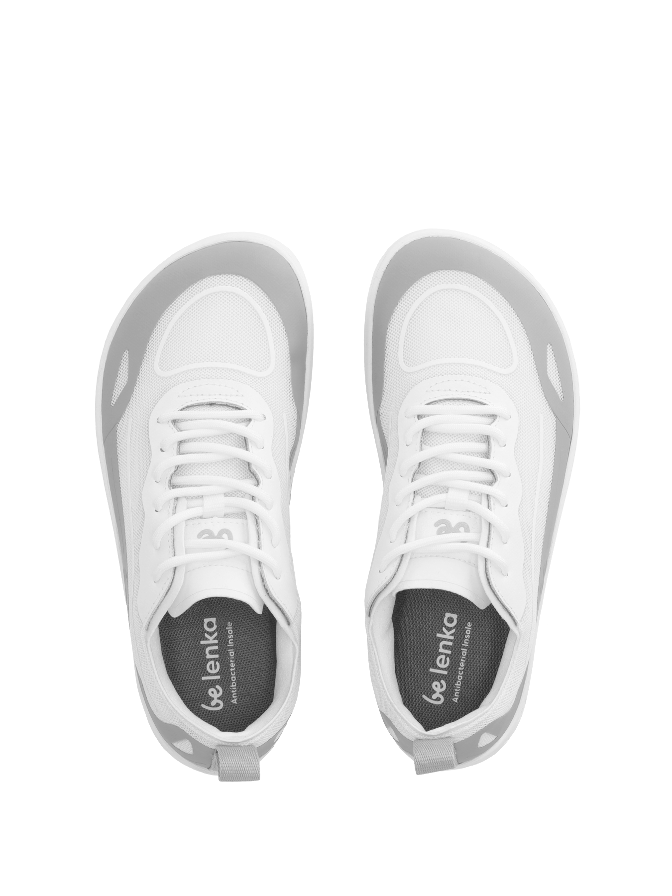 Босоногие кроссовки Be Lenka Velocity серо-белые
