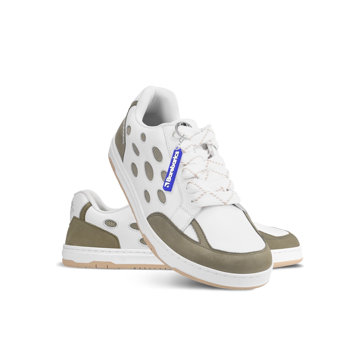 Кроссовки Barebarics Fusion бело-коричневые