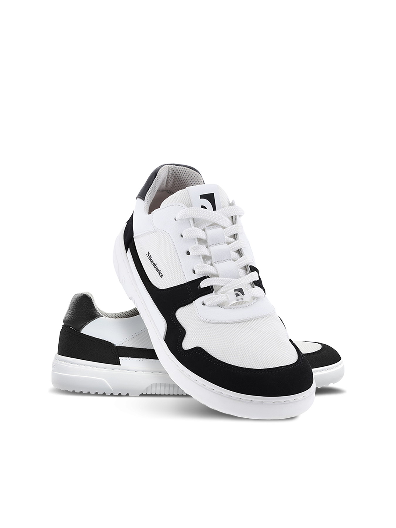 Босоногие кроссовки Barebarics Zing бело-черные